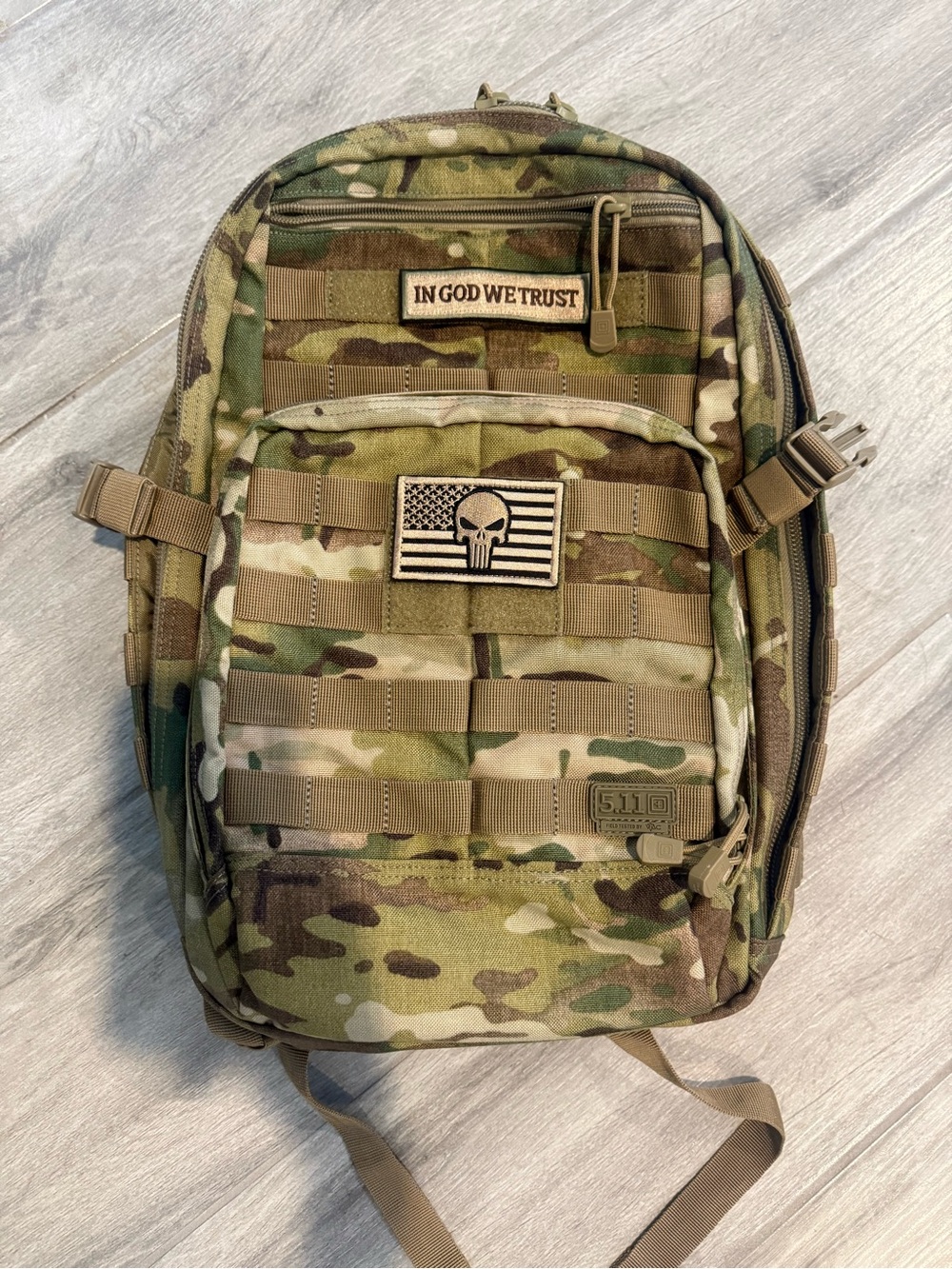 5.11 tactical rush 12 2.0 multicam backpack